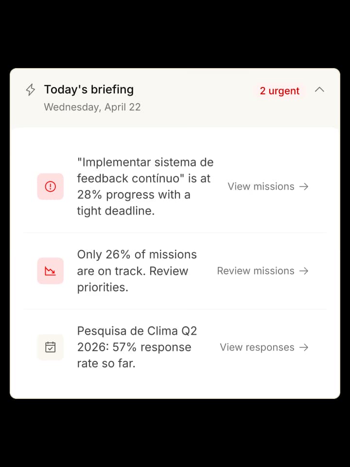 Mockup of the Bud platform showing the Bud Coach conversation.